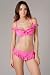 Betsey Johnson Cake Pop Underwire Bra Top - Azalea - M