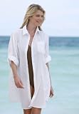 Gauze bigshirt cover-up