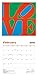 Modern Art 2016 Mini Wall Calendar