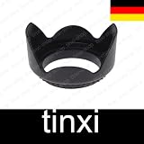 Produkt-Bild: Sonnenblende Gegenlichtblende Universal 58mm z.B f&uuml;r Canon EF-S 55-250mm 1:4,0-5,6 IS, Canon EF 75-300mm 1:4-5.6 III + USM / Canon EF 100-300mm 1:4.5-5.6 USM und anderen Objektiven mit einem vorderen Gewindedurchmesser von 58 mm von Trifoo