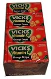 Search : Vicks Cough Drops, Vitamin C, Orange - 20 ea