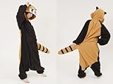 Animal Procyon Lotor Cosplay Costume Clothes Pajamas Sleepcoat Sleepwear (Size L)