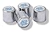 NCAA North Carolina Tar Heels Metal Tire Valve Stem Caps, 4-Pack