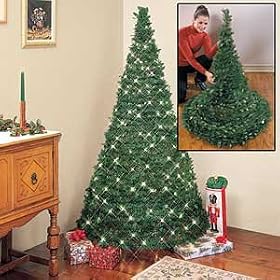 Collapsible Prelit Christmas Tree