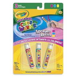 Color Wonder Spray Magic Cartridge Refill: Magenta, Cyan and Yellow by Binney & Smith