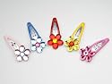 "Crystal Blossom" Baby Girl & Toddler Hair Clip Set - Set of 5