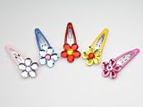 Crystal Blossom Baby Girl & Toddler Hair Clip Set Set of 5 accessories for girls Crystal Blossom Baby Girl & Toddler Hair Clip Set Set of 5