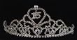Quinceanera Tiara - Silver Toned