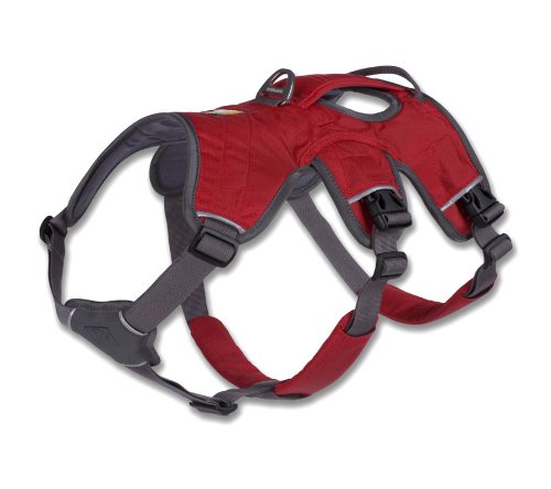 Ruffwear Web Master Harness, Size X-Small Color Red - X-Small