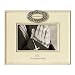 Grasslands Road Everything's Relative Antique White Ceramic Glaze Confirmation Frame, Holds a 4 by 6