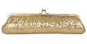 Metal Mesh Clutch, Metal Frame, Evening Bag - Dayse (51 2370)