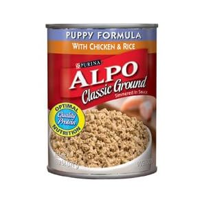 Alpo Classic Ground Puppy Formula with Chicken and Rice Canned Dog Food