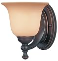 Hardware House 544957 4-1/2-by-8-1/2-Inch Bath/Wall Lighting Fixture, Oil Rubbed Bronze