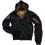Alpha Industries Black Ace Hooded Blouson Freizeit Jacke, schwarz oder blau laufen 41jFPhG4mCL. SL160 jogging jogging