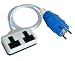 5m Ip44 Euro Schuko Cee 7/7 16a Plug To 2 X 13a Socket Fly L