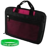 Lenovo S10-2 10.1-Inch Black Netbook Carrying Bag (Checkpoint-Friendly - Magenta / Black)