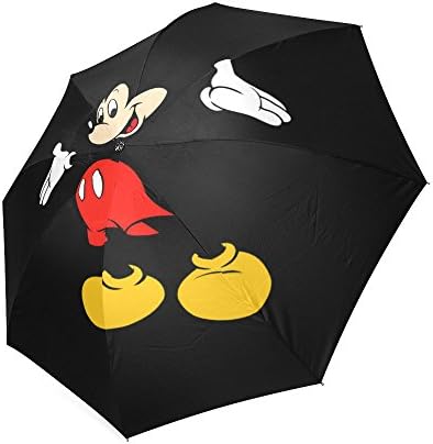 Custom Auto Foldable Umbrella windproof Travel Umbrella Mickey Mouse