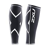 2XU Unisex Adult Compression Calf Guard (Black, Small)