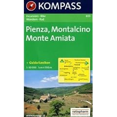 Kompass Karten, Pienza, Montalcino, Monte Amiata: Escursioni / Bike. Wandern / Rad