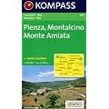 Kompass Karten, Pienza, Montalcino, Monte Amiata: Escursioni / Bike. Wandern / Rad