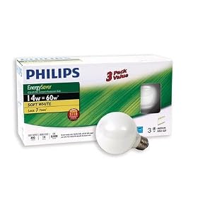 Philips 22114  Vanity Globe G25, 3-pack