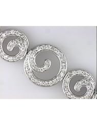 14K White Gold Diamond Bracelet