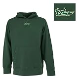 South Florida Bulls Hooded Sweatshirt - NCAA Antigua Mens Signature Hoodie Dark Pine