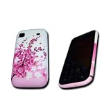 Produkt-Bild: Original Handycop&reg; TPU Silicon Silikon Case H&uuml;lle Tasche PINKE RANKE Samsung I9000 Galaxy S / I9001 Galaxy S Plus + - mit Bienen rosa Blume Blumen DEUTLICH STABILER wie ein normales Silicon Case