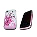 Original Handycop� TPU Silicon Silikon Case H�lle Tasche PINKE RANKE Samsung I9000 Galaxy S / I9001 Galaxy S Plus + - mit Bienen rosa Blume Blumen DEUTLICH STABILER wie ein normales Silicon Case