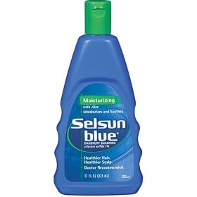 Selsun Blue Medicated Dandruff Shampoo, Moisturizing, 11 Ounce