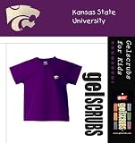 NCAA Kansas State Wildcats Purple Gelscrubs Kids Top