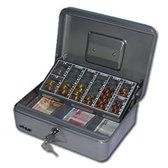 Geldkassette / Z�hlkassette 25 cm, silber