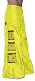 Ghast 32 Fat Bottom Raver Pants (Yellow), Wide Leg Rave Pants, Dance Team Pants