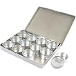 12 Display Boxes Gem Watch Clock Parts Holder Trays