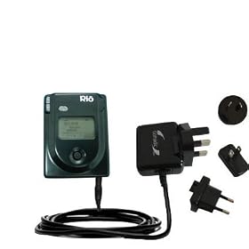 International Wall / AC Charger for the Rio Eigen - Gomadic Brand w/ TipExchange Technology