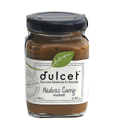 DULCET Award Winning Organic Madras Curry Mustard by Dulcet