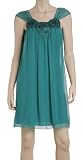 ROSETTE TRIM DRESS