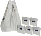 BAGGU Reusable Shopping Tote - 6-Pack,Grey,one size