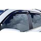 (2010 - 2012) Hyundai Tucson Tinted Window Visor - MOBIS (Complete Set) by Kramer Accessories