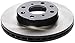 Centric Premium 120.40023 Automotive Replacement Front Brake Rotor for Selected 1990-2000 Honda Civic, Honda Del Sol