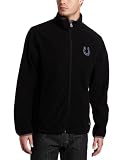 NFL Men's Indianapolis Colts Safety Blitz III Long Sleeve Full-Zip Performance Bonded Jacket (Black/Storm Gray, Small)