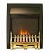 The Adam Ribbon Black Electric Fire + Antique Blenheim Fret