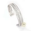 Egyptian Silver Infinity Ankh Key Bangle Free Shipping