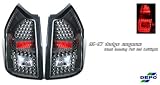 05-07 Dodge Magnum Altezza Euro Taillight Black Housing Full Led