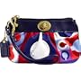 Coach Op Art Amanda Reosrt Wristlet Case Wallet Bag Pink Multi
