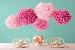 Martha Stewart Crafts Pom Poms, Pink, 2 Sizes
