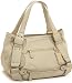 Large Melie Bianco Double Zip Tote - Dark Red, Black, Brown or Beige
