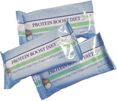 Protein Boost Diet Apple Spice Bars, 12 Bars in 1 Box