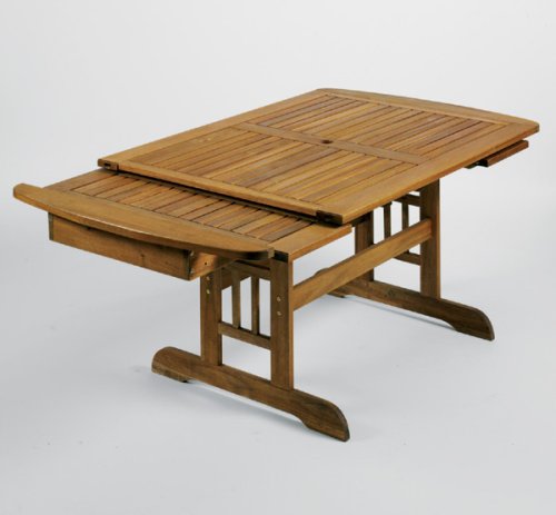 GARTENTISCH AUSZIEHTISCH GARTENMÖBEL AKAZIENHOLZ Reviews
