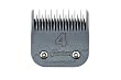 Oster Elite CryogenX Professional Animal Clipper Blade, Size # 4 Skip Tooth